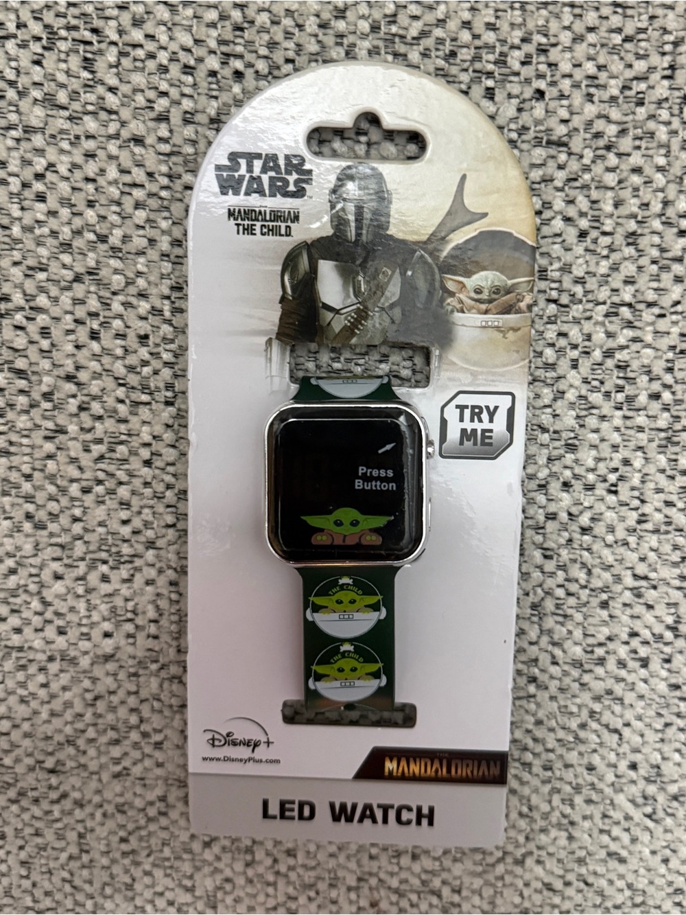 (Disney) Star Wars - The Mandalorian the Child digital watch